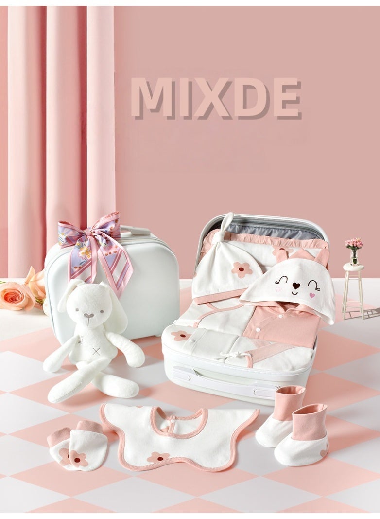 MIXDE 23 pieces of baby clothes gift box, newborn four season set, newborn baby birth meeting gift, full moon gift - Image 1
